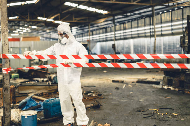 Professional Unattended Death Cleanup technician working in Sulphur Springs, IN